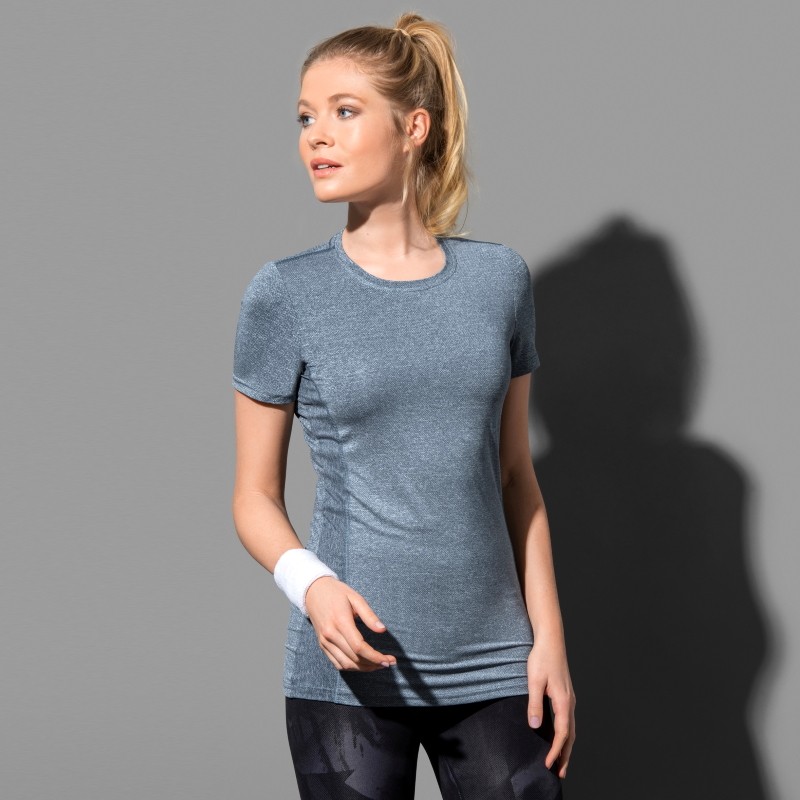 T-Shirt Femme Sport | Léger Et Respirant | Bi-Matière